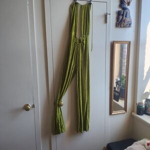 Chic Olive Green Strappy Jumpsuit